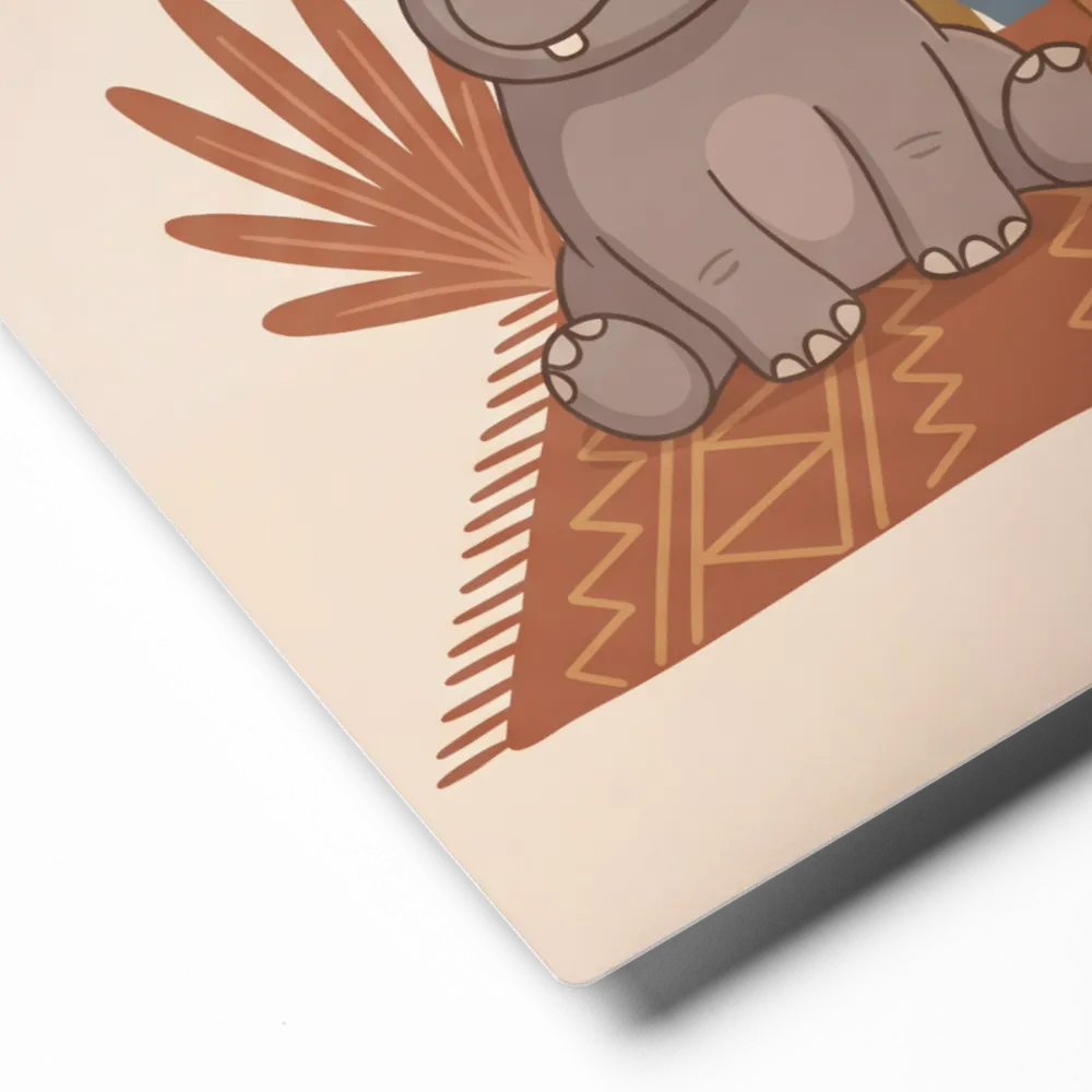 Cute Safari Friends Illustration | Art Print