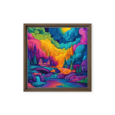 Purple Wall Art — Electric Violet Hues