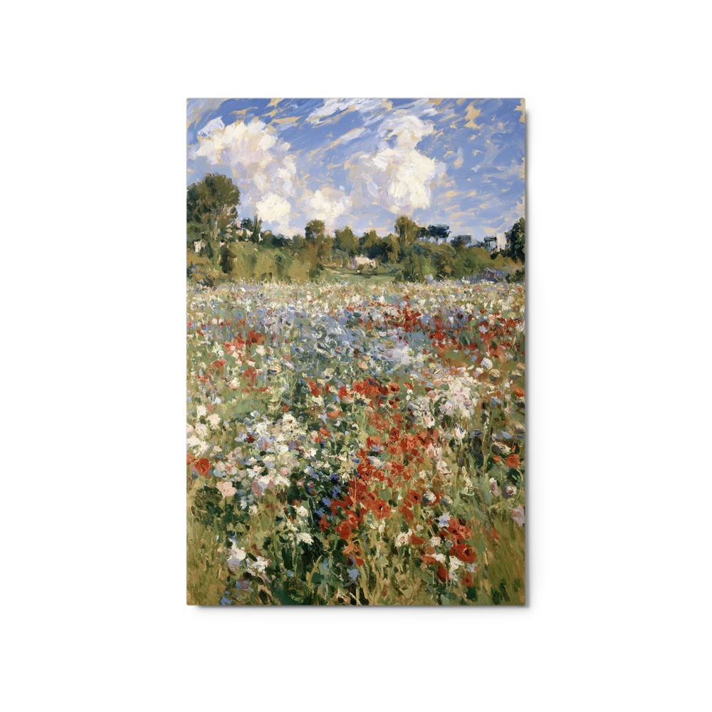 Impressionist Poppy Field | Art Print