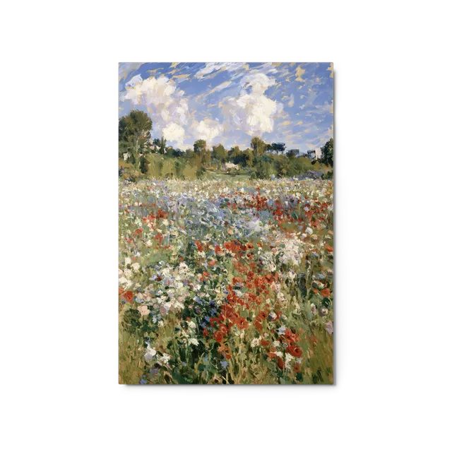 Impressionist Poppy Field | Art Print