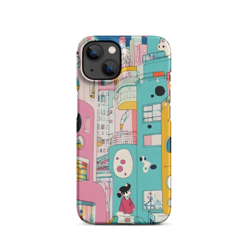 Colorful Cityscape Illustration | Phone Case