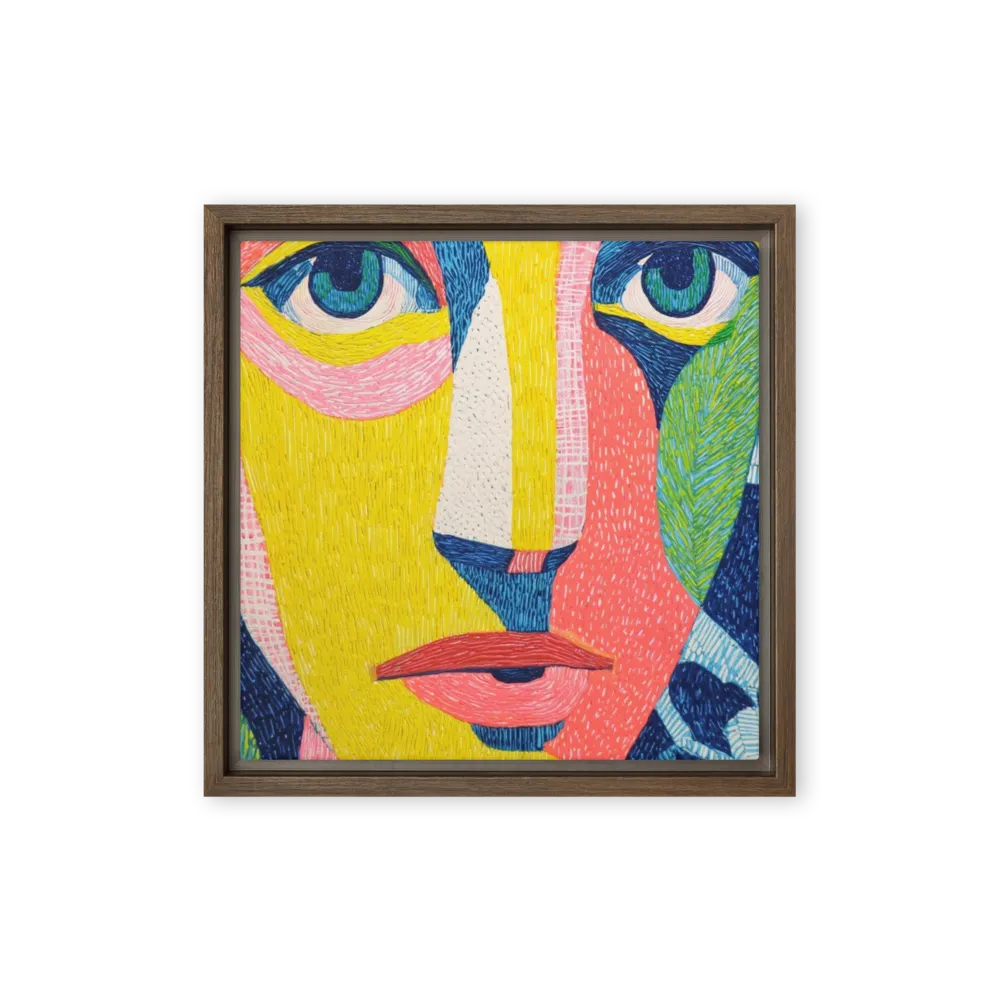 Colorful Expressionist Portrait | Art Print