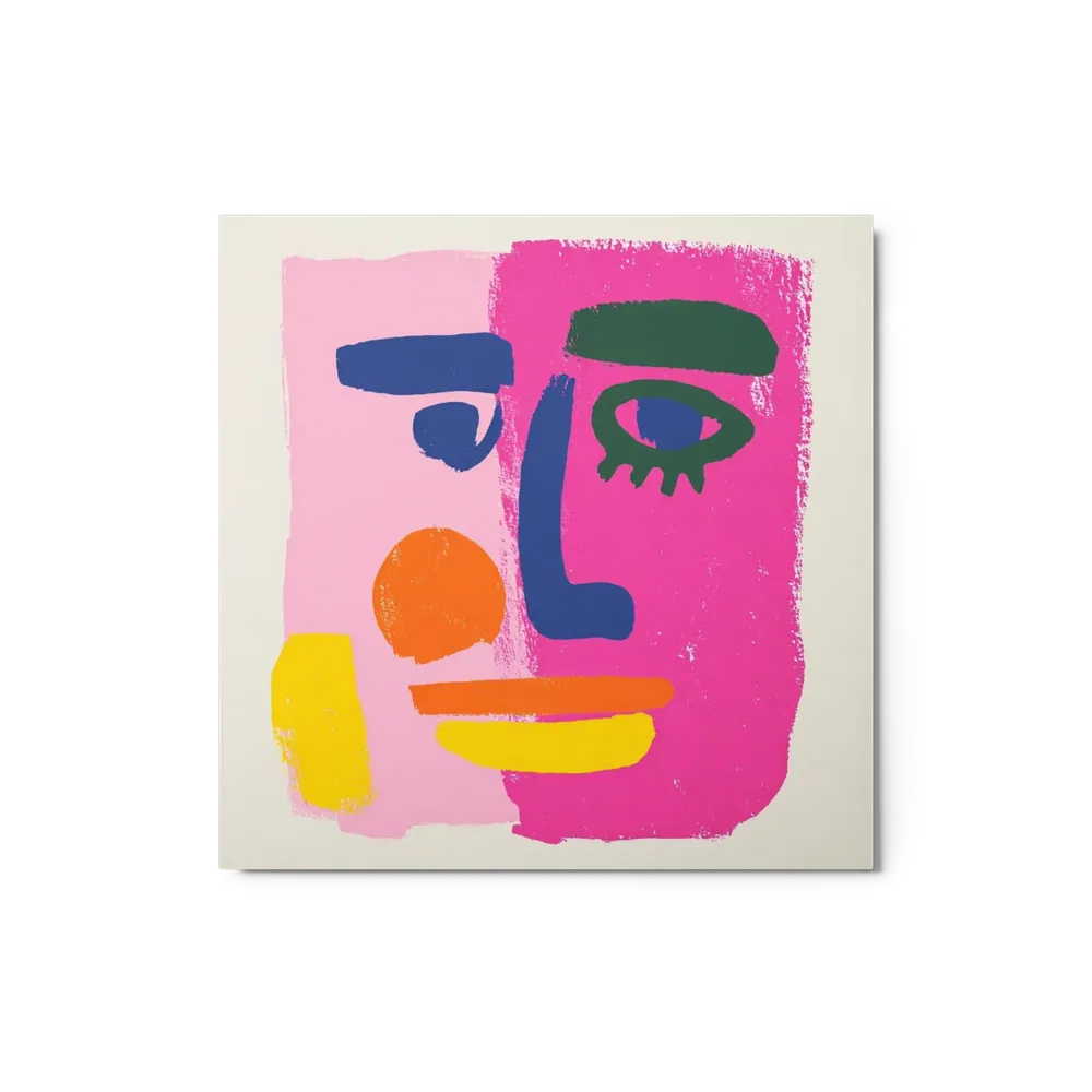 Split Face in Pink | Art Print