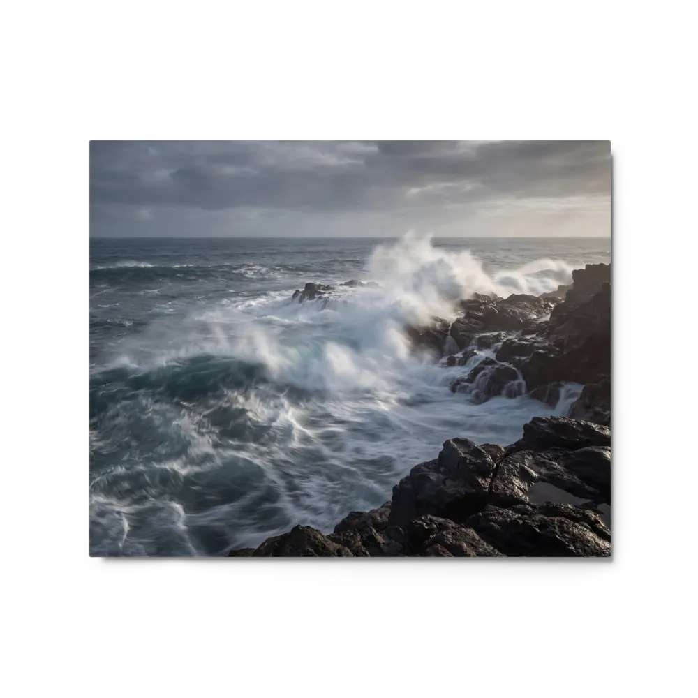 Crashing Waves, Rocky Coast