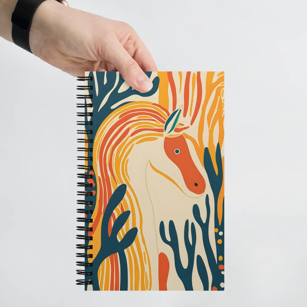The Abstract Horse 
 Spiral Notebook | 140 pages