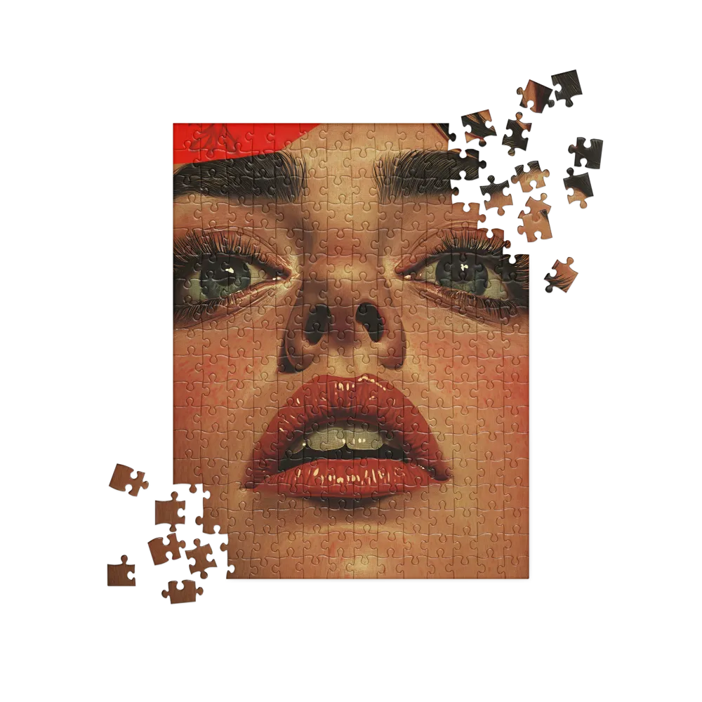 Intense Gaze 
 Jigsaw Puzzle