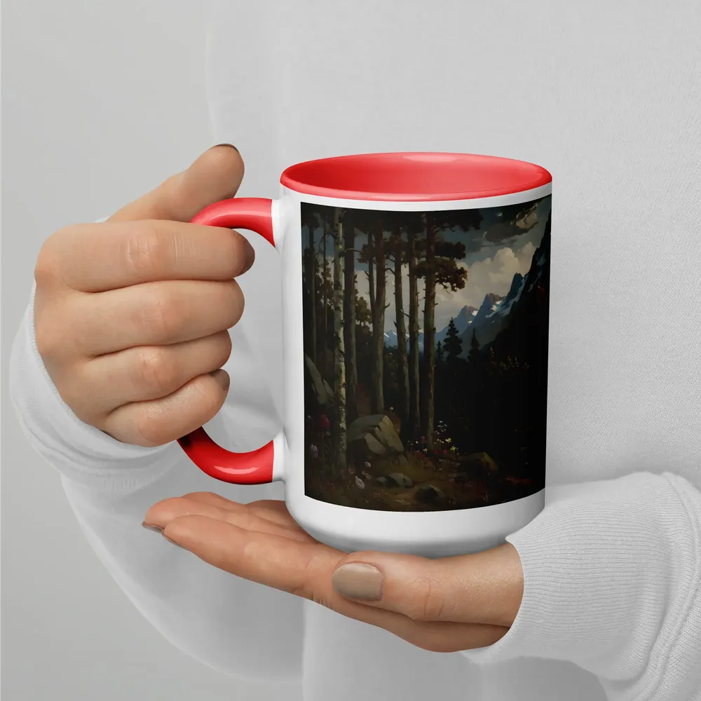 Alpine Reflection 
 Mug with Black inside | 15 oz