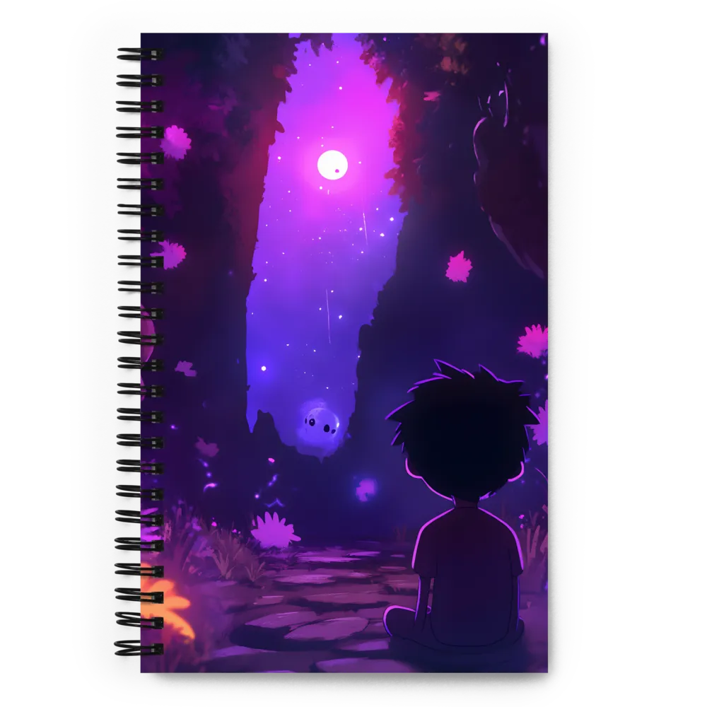 Whispers of the Lumina Forest 
 Spiral Notebook | 140 pages