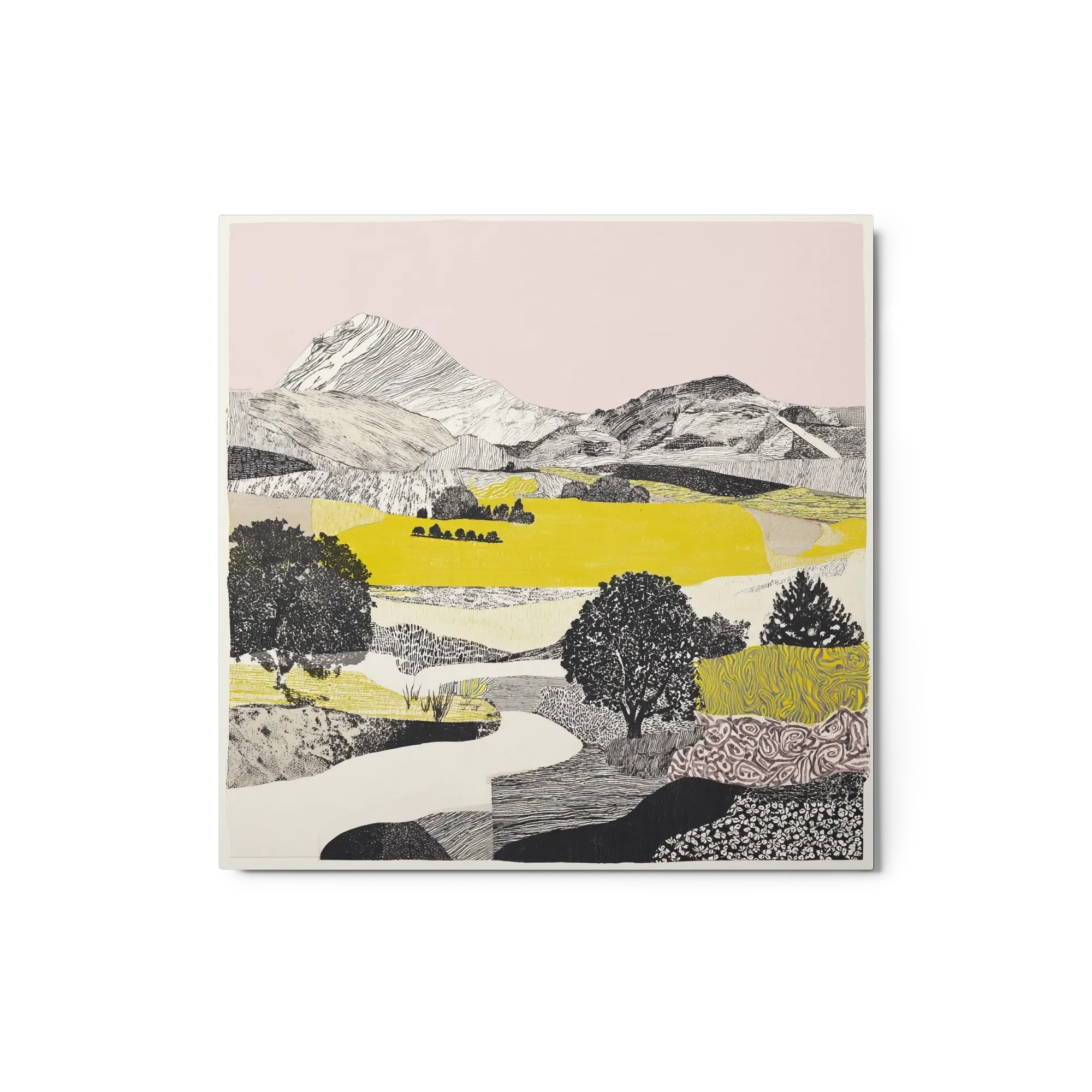 Hills of Gold and Pink