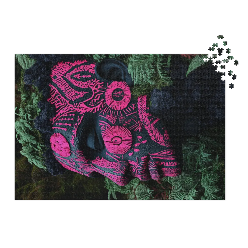 Botanical Adornment 
 Jigsaw Puzzle in Tin Box