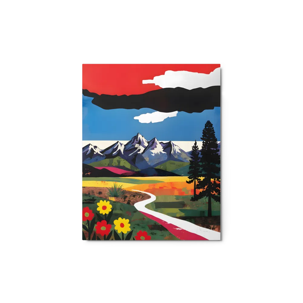 Vibrant Mountain Path