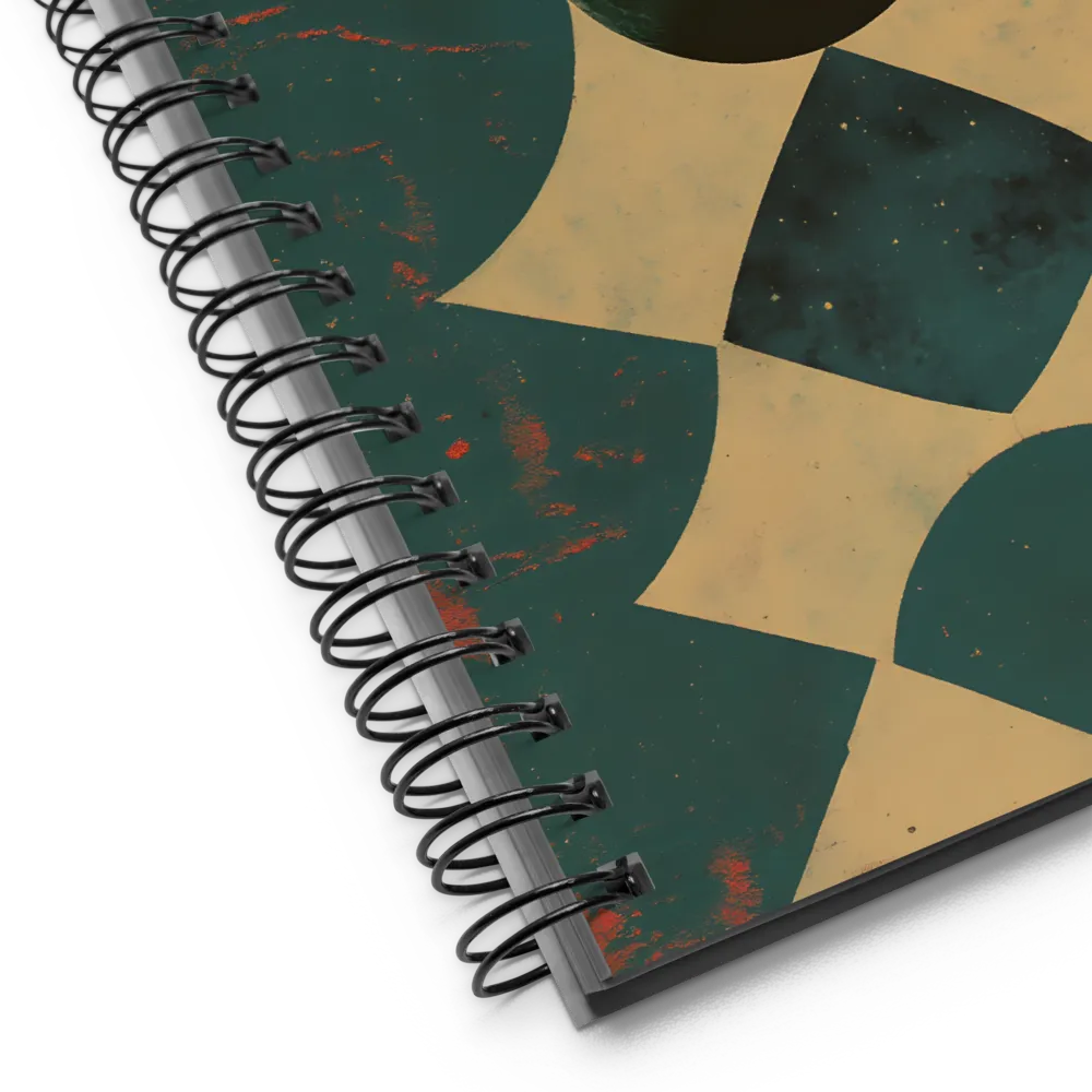 Cosmic Harlequin Moon 
 Spiral Notebook | 140 pages