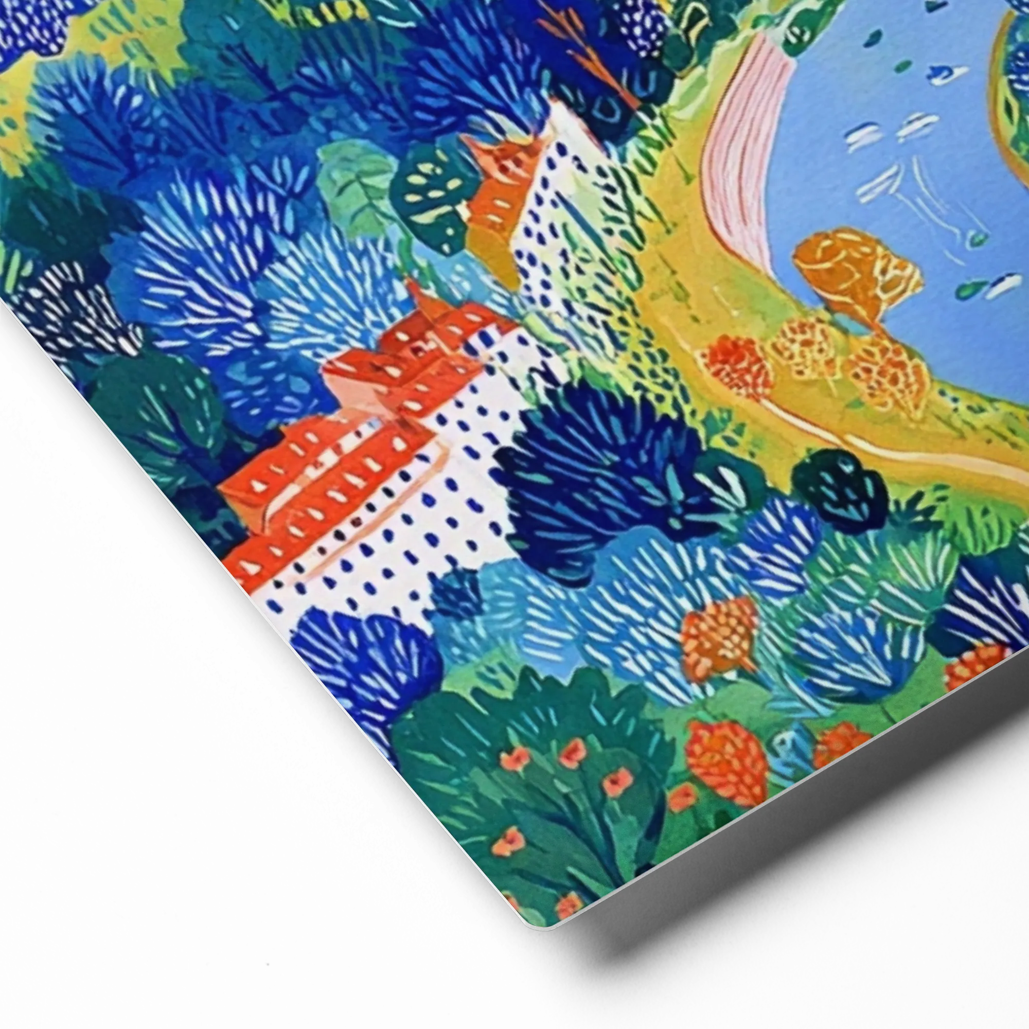 Winding River Journey 
 Canvas | 8″x 8″
