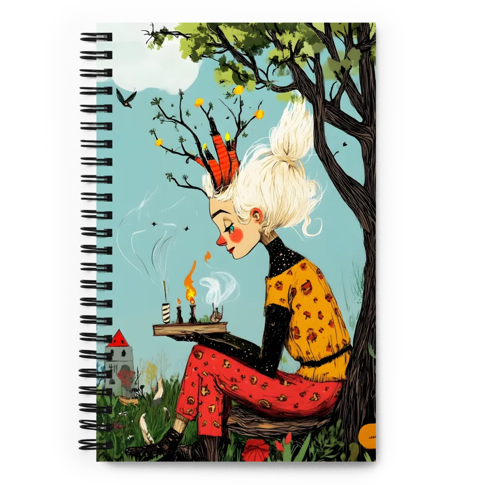 The Candlelit Contemplation 
 Spiral Notebook | 140 pages