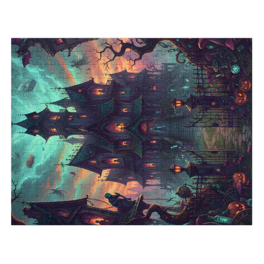 Haunted Manor at Twilight | Jigsaw Puzzles