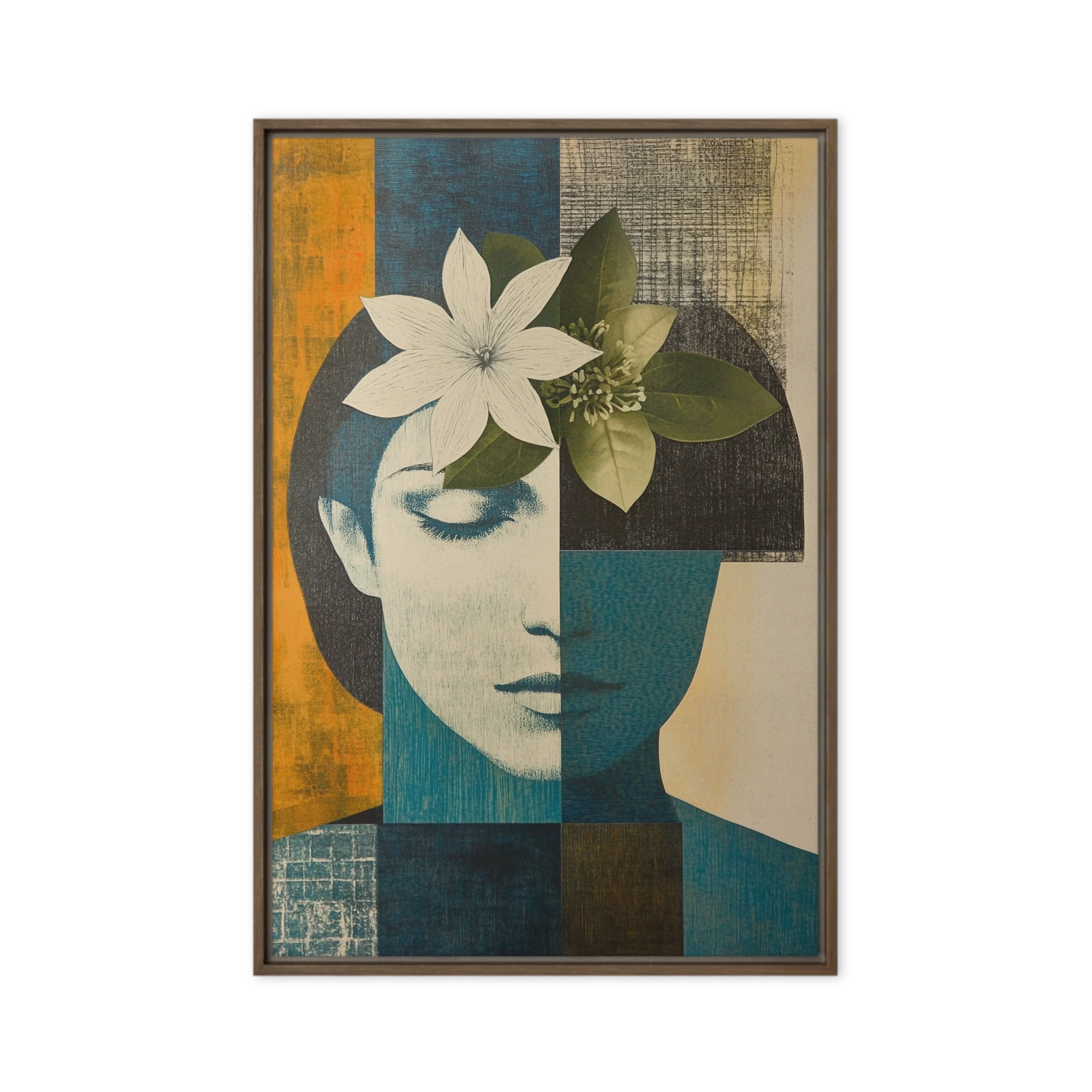 Fragmented Floral Portrait