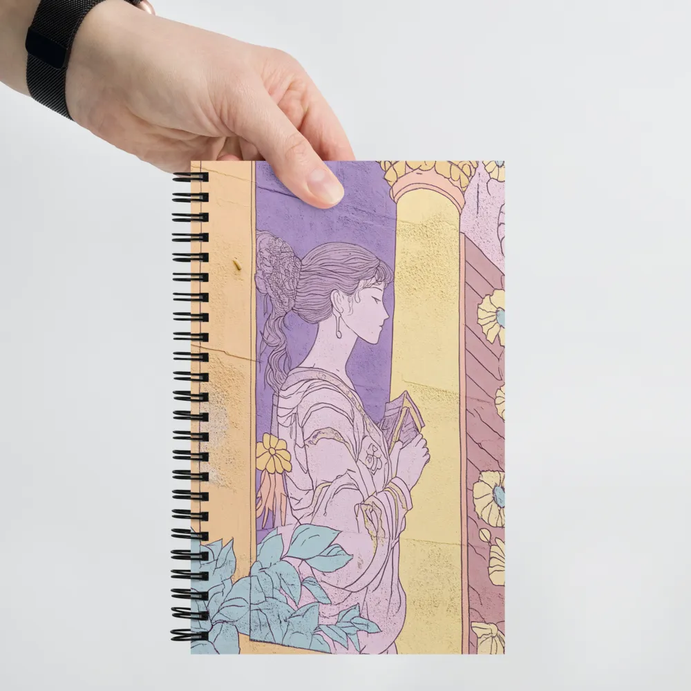 Art Nouveau Woman 
 Spiral Notebook | 140 pages