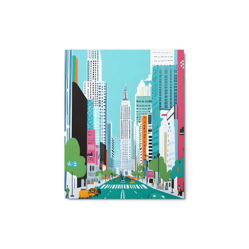 Vibrant Cityscape Illustration