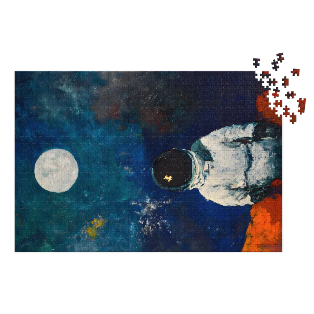 Contemplação Lunar 
 Puzzle em caixa de metal