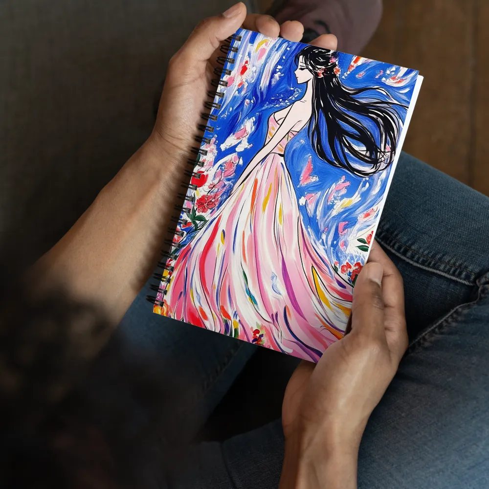 Fluid Grace 
 Spiral Notebook | 140 pages