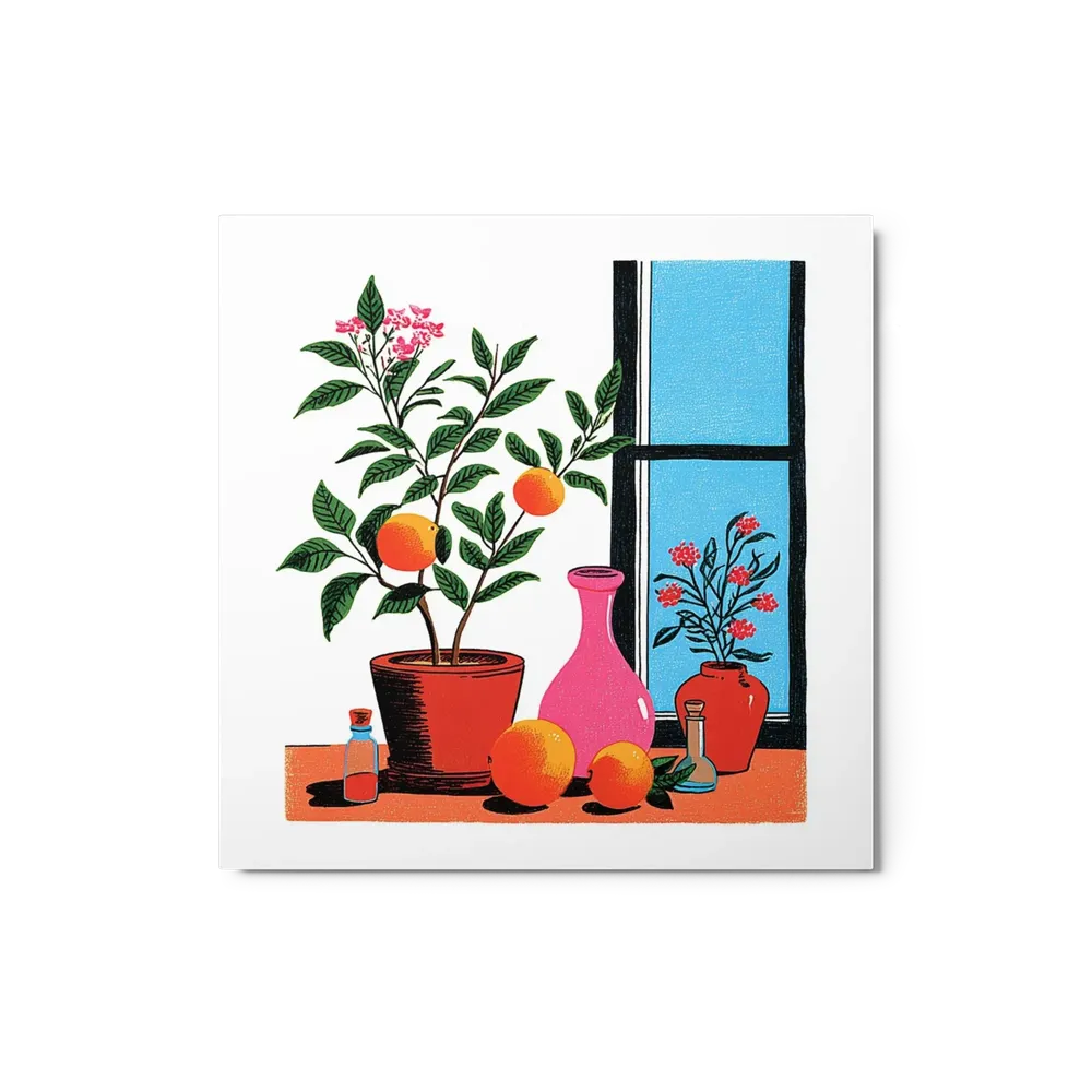 Orange Tree by the Window | Art Print