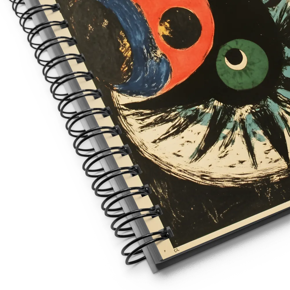 Surreal Owl Form 
 Spiral Notebook | 140 pages