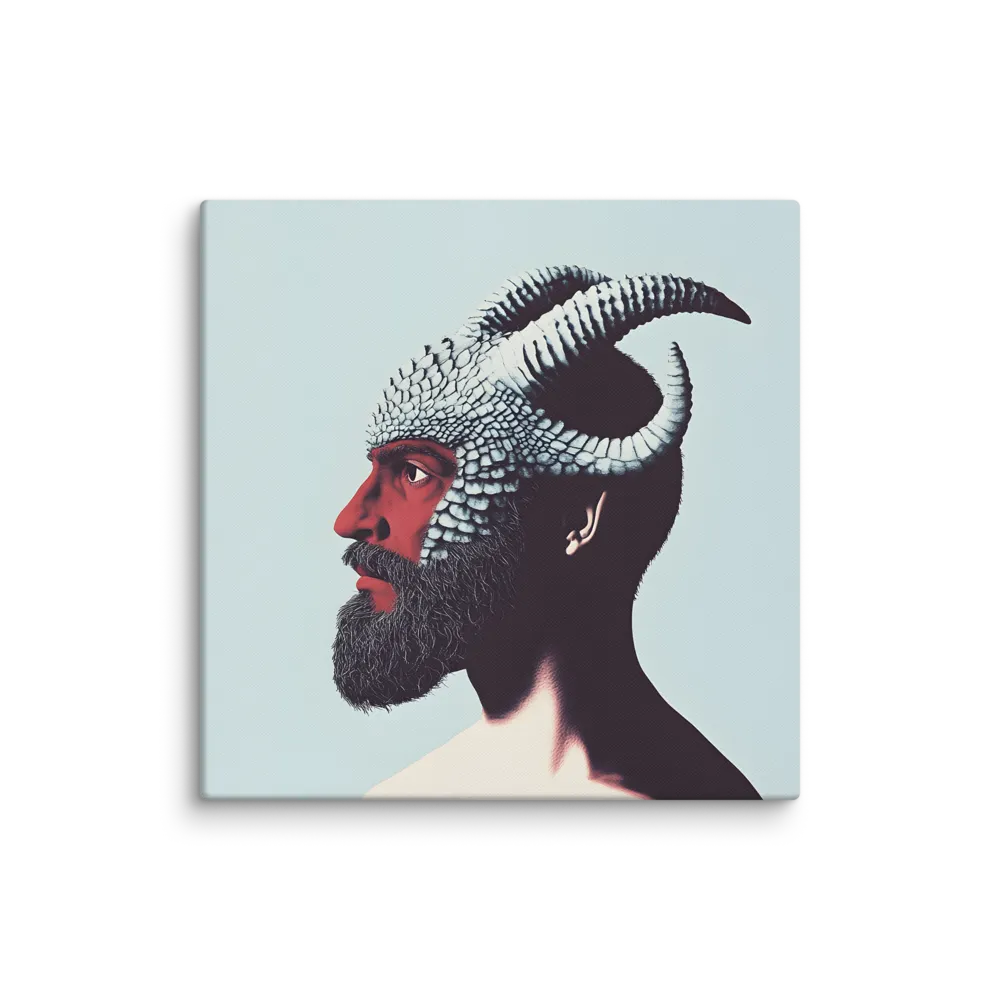 The Horned Deity 
 Canvas | 32″x 32″