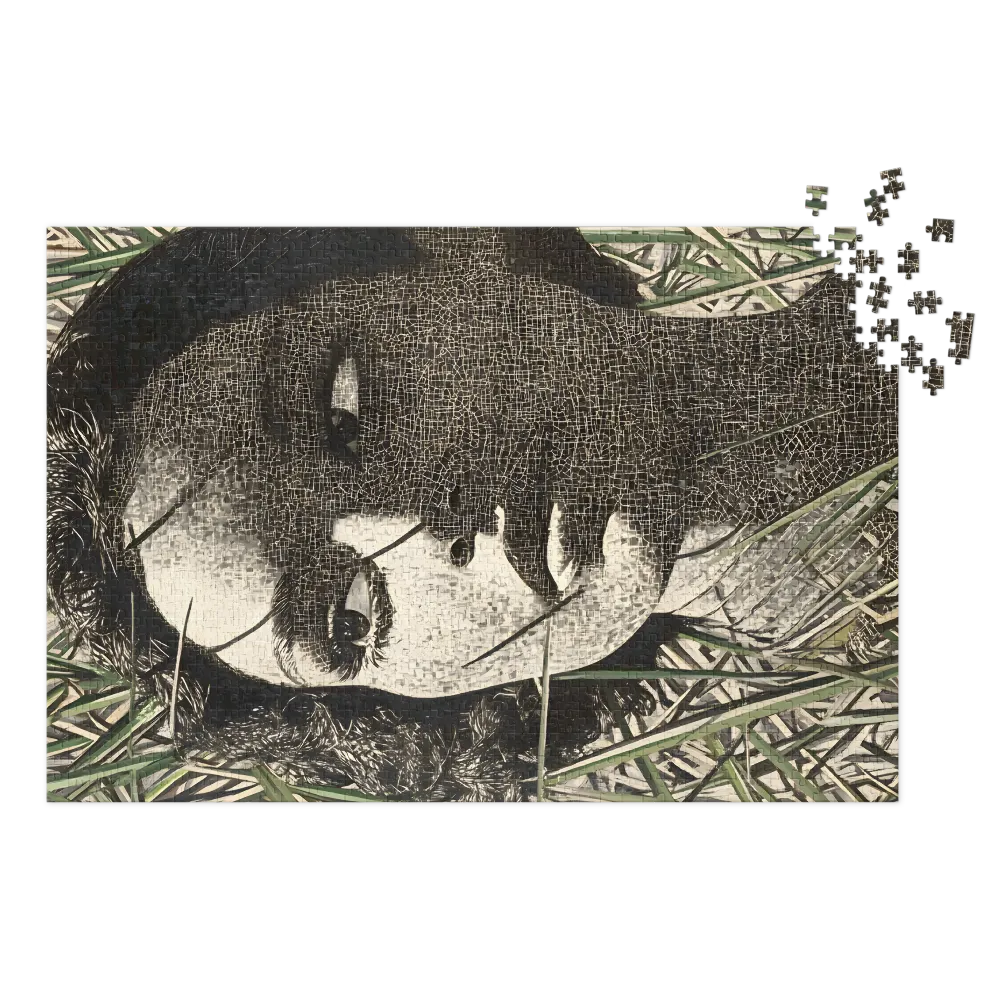 Mixed Media Portrait of a Woman