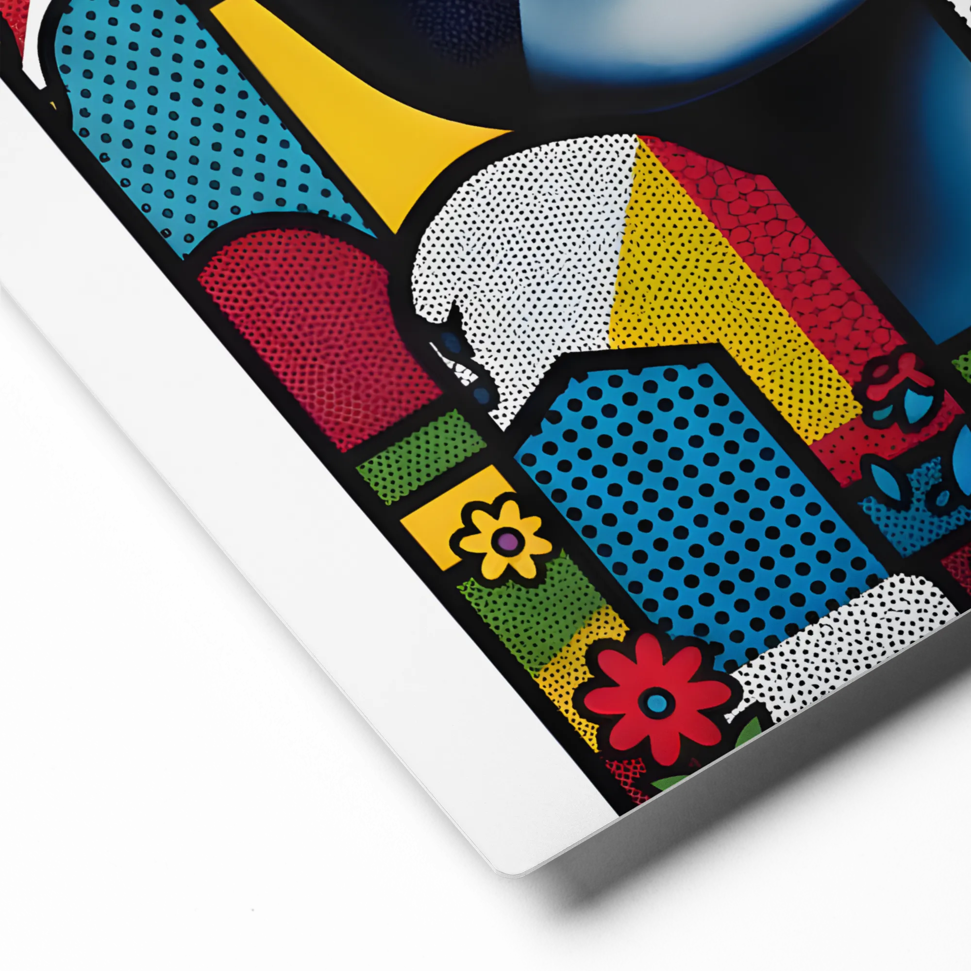 Pop‑Art Graveyard Portrait 
 Canvas | 9″x 12″