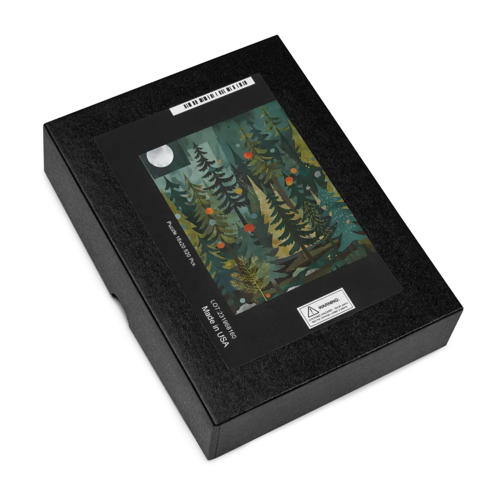 Moonlit Forest Dream 
 Jigsaw Puzzle in Tin Box