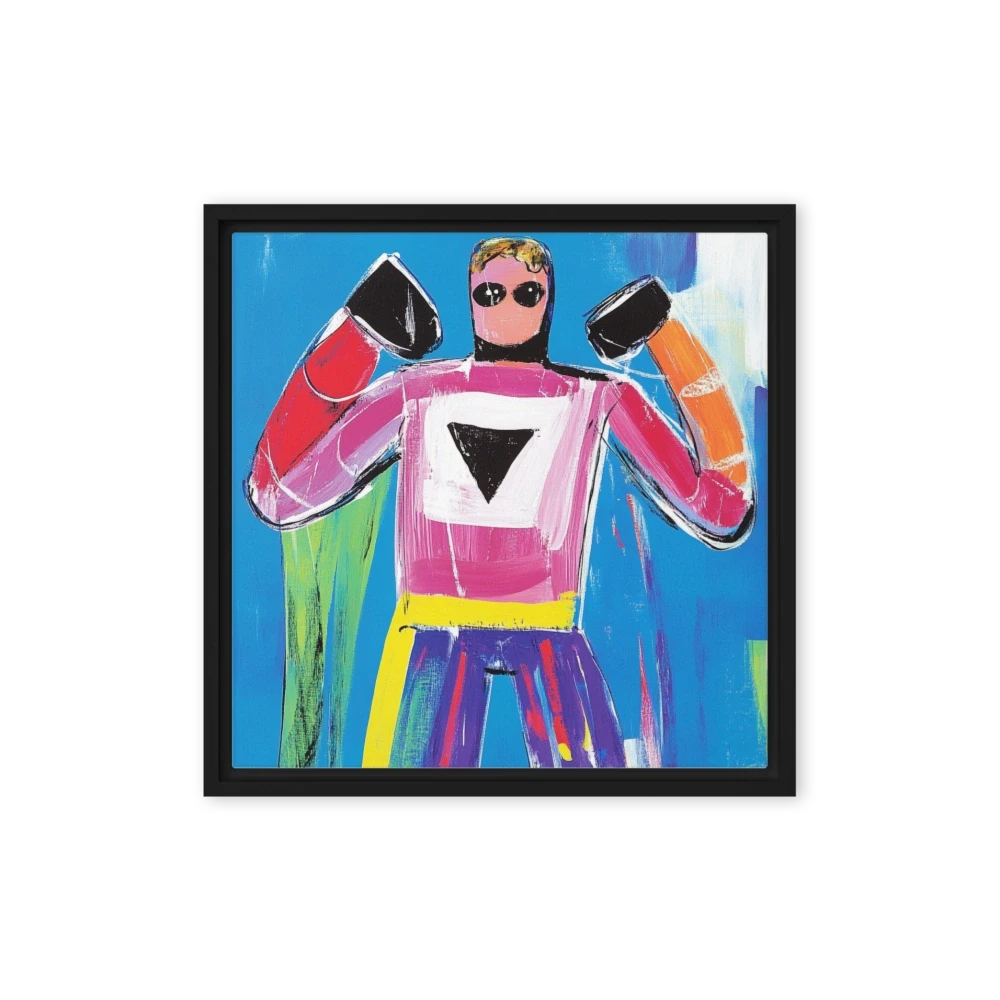 Colorful Superhero Painting