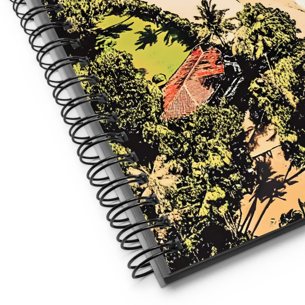 Tropical Shoreline Vista 
 Spiral Notebook | 140 pages