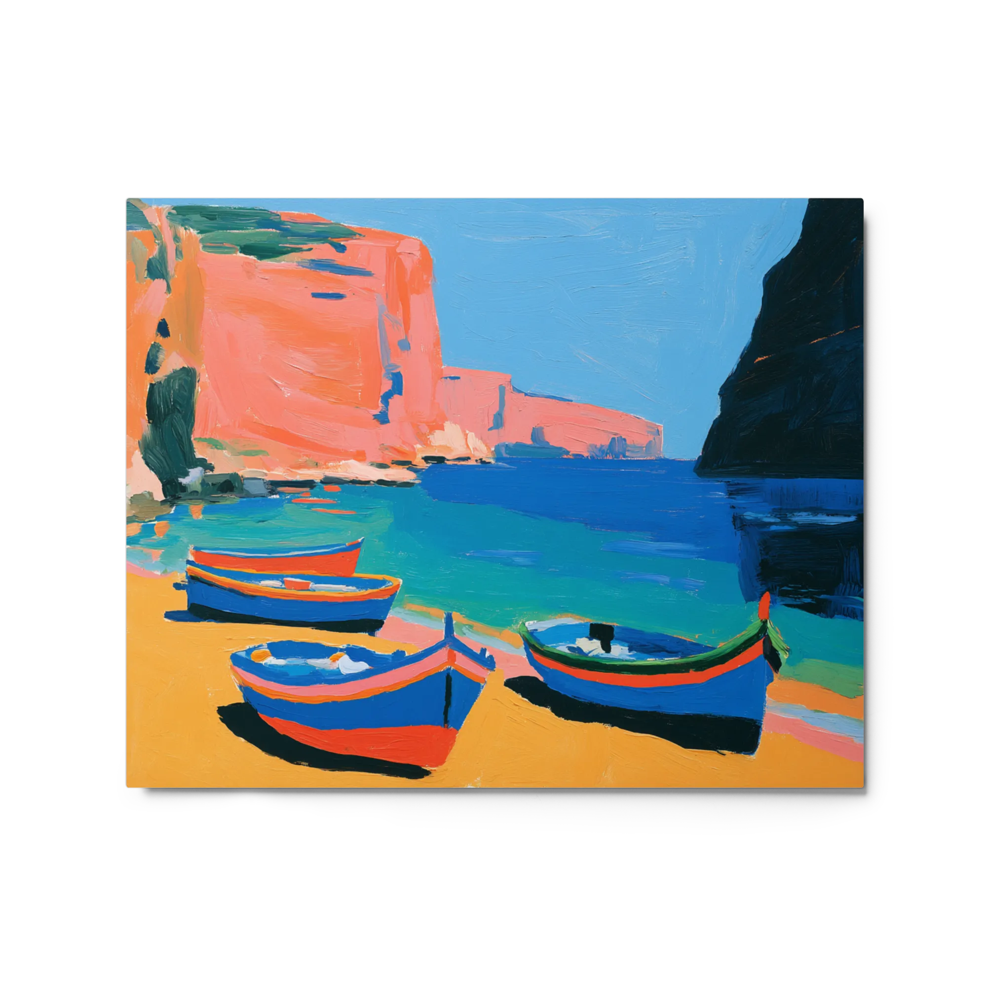 Cove of Azure Boats