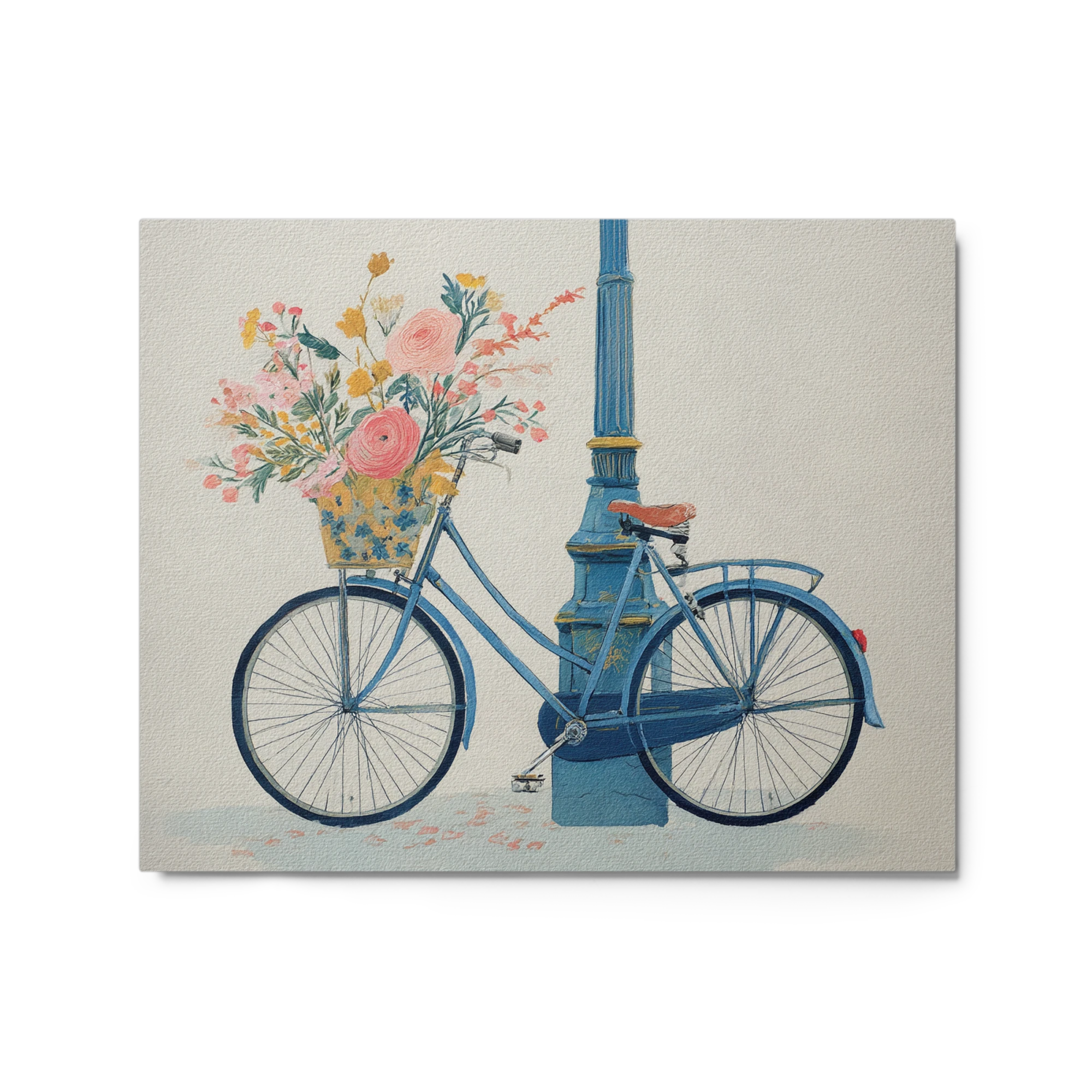 Bicycle with Flower Basket