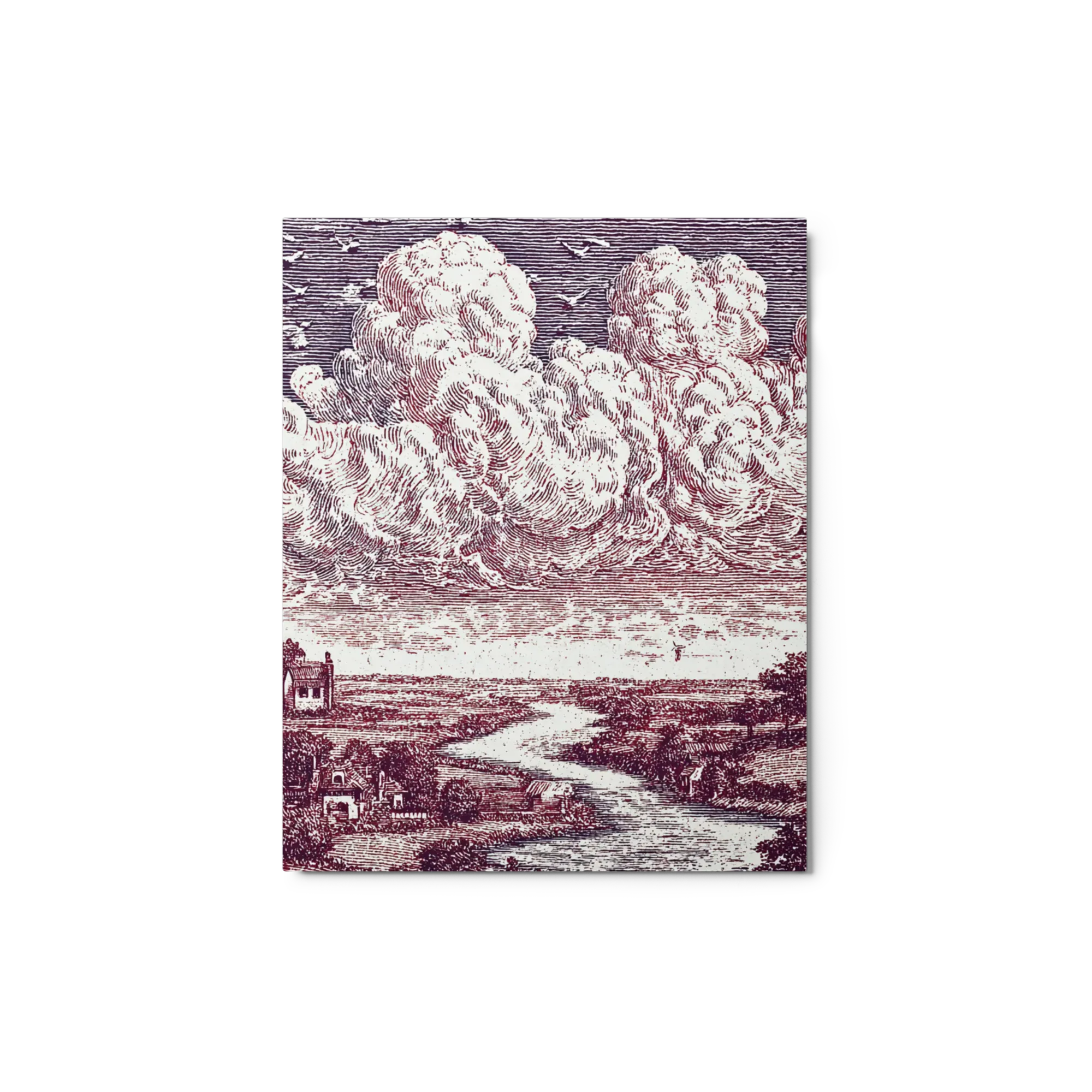 Serene Rural Engraving