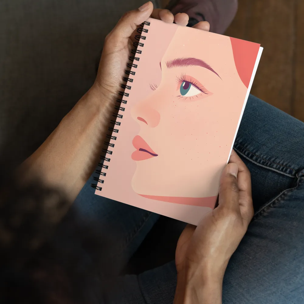 Serene Profile 
 Spiral Notebook | 140 pages