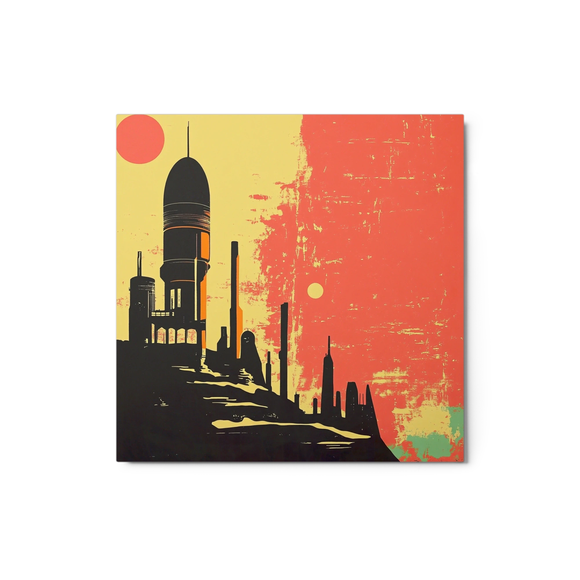 Retro Futuristic Rocket Design