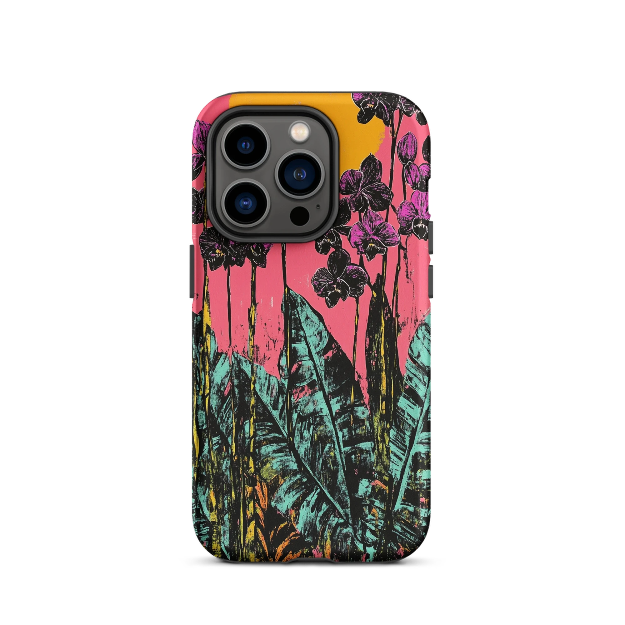 Orchids Under Golden Sun | Phone Case