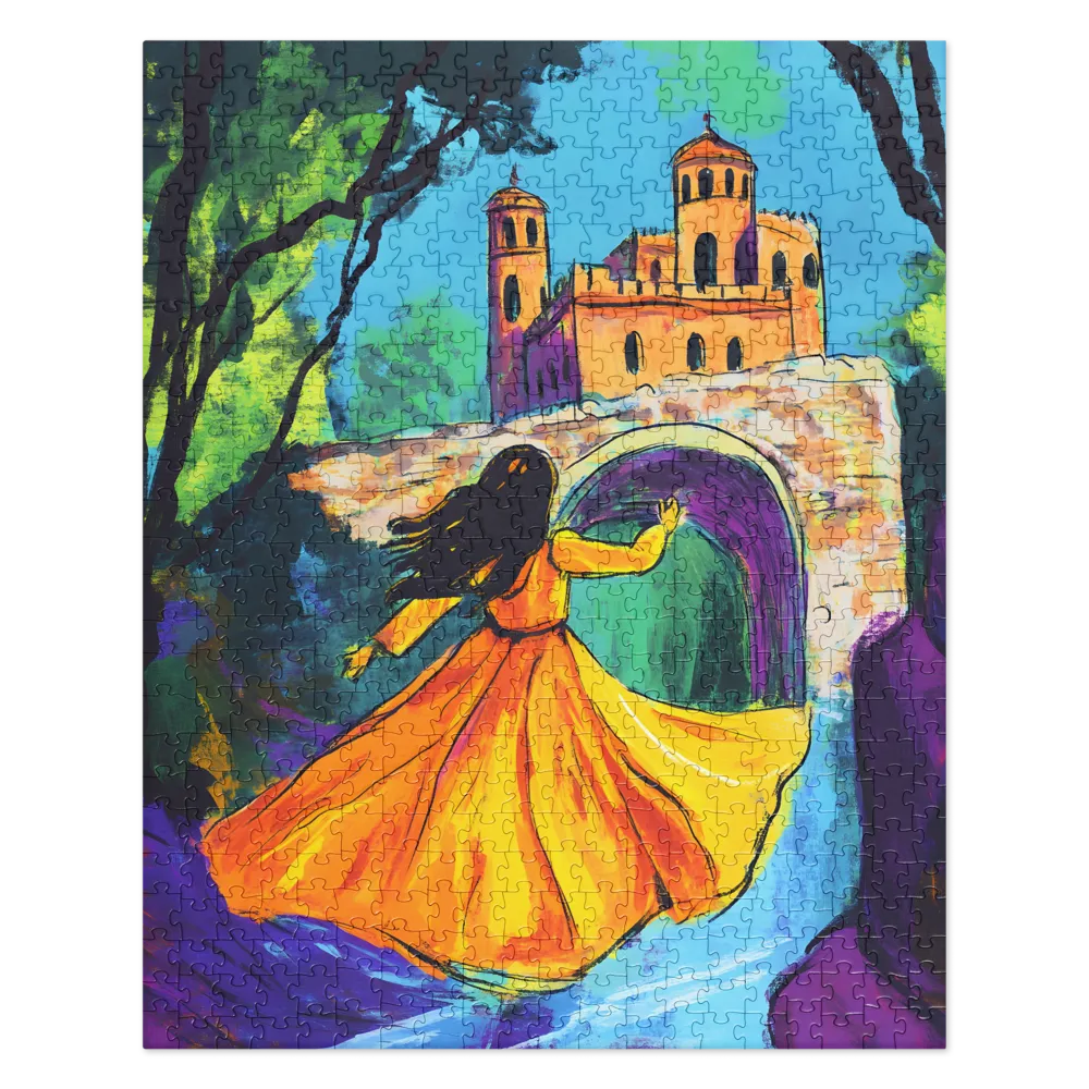 The Castle Dancer 
 Jigsaw Puzzle in Tin Box