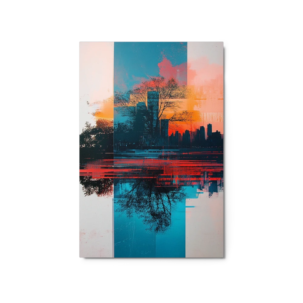 Urban Glitch Reflection | Art Print