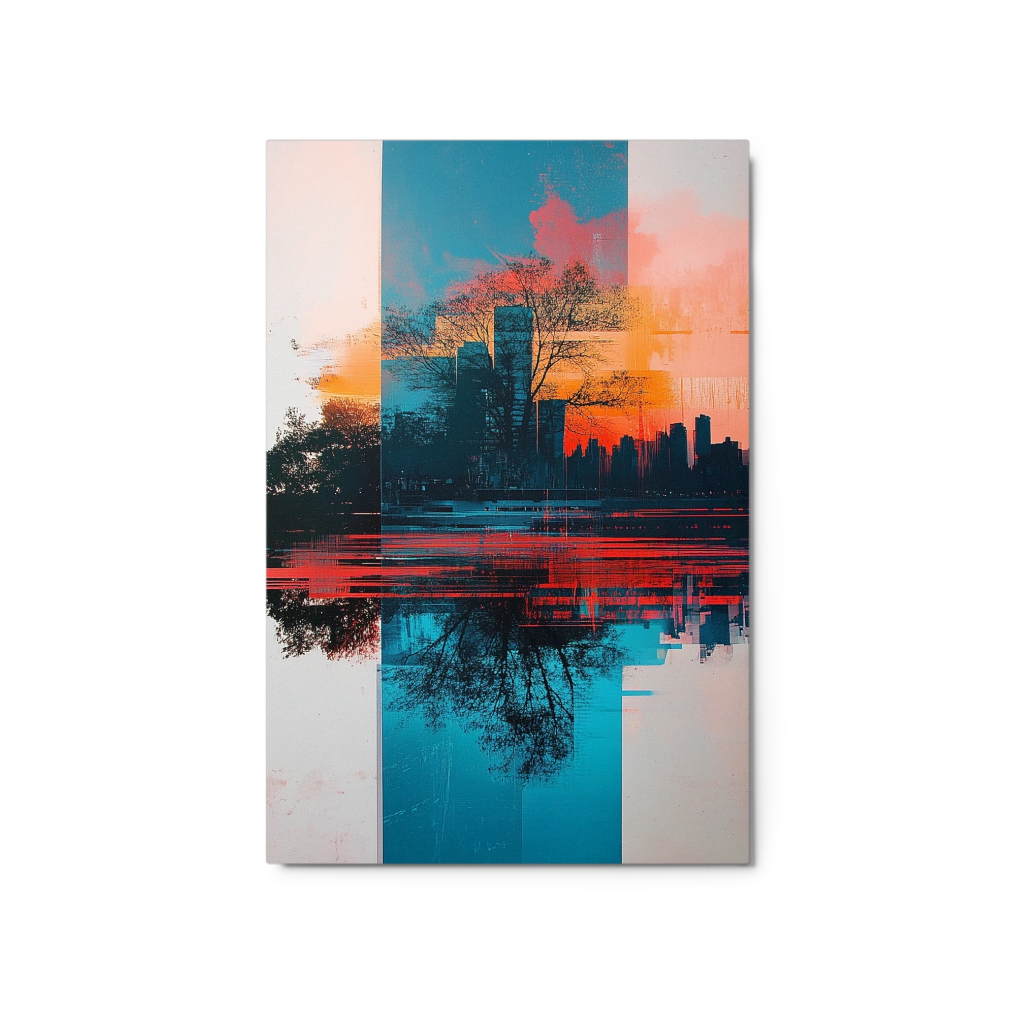 Abstract Cityscape Reflection