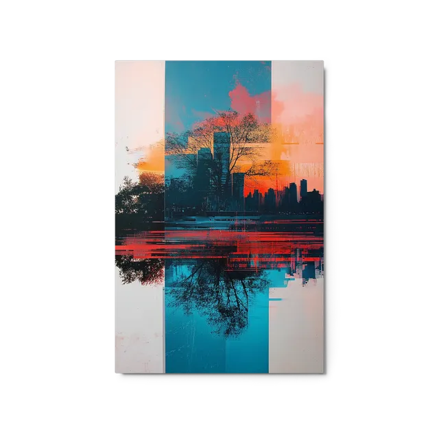 Urban Glitch Reflection | Art Print