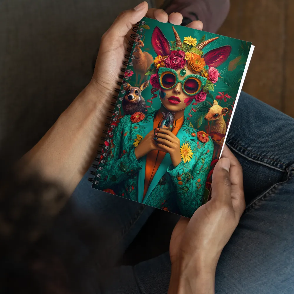 Flora and Fauna Fantasia 
 Spiral Notebook | 140 pages