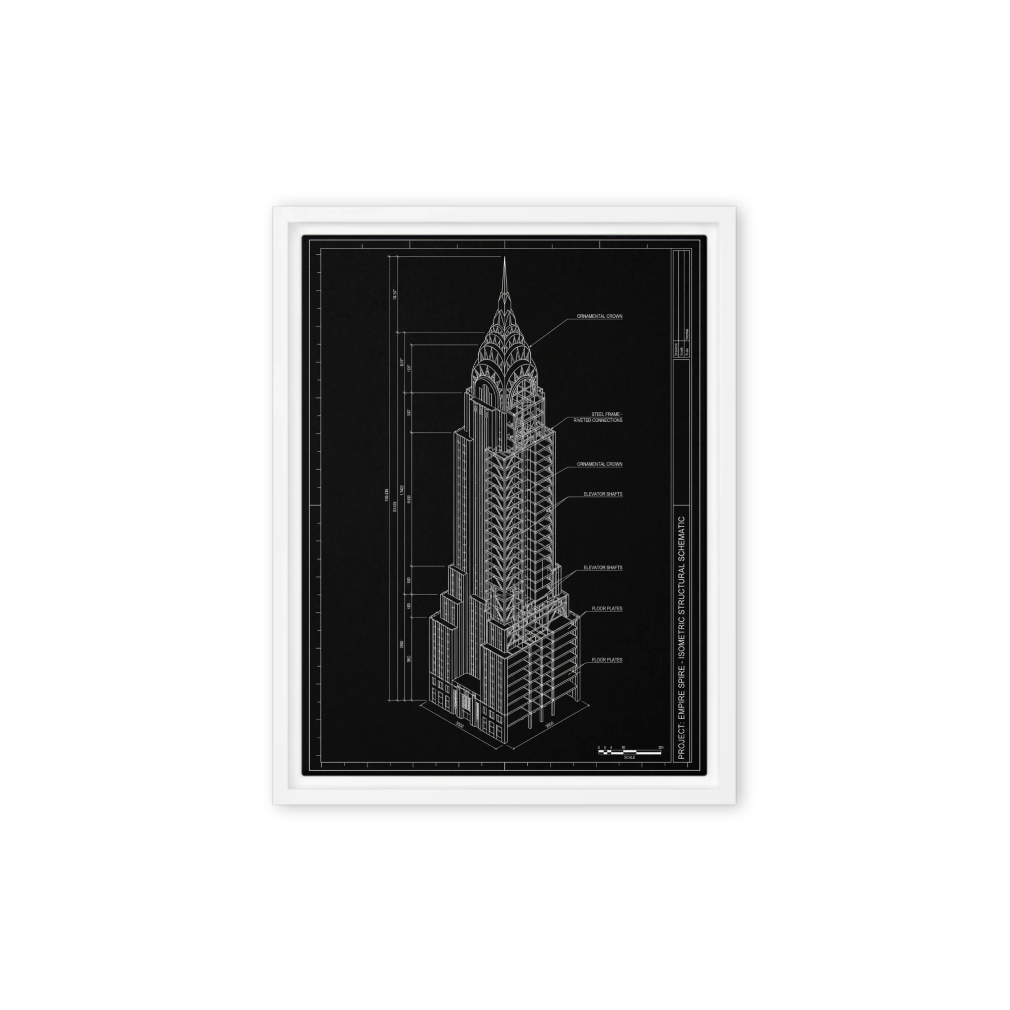Chrysler Building Structural Blueprint