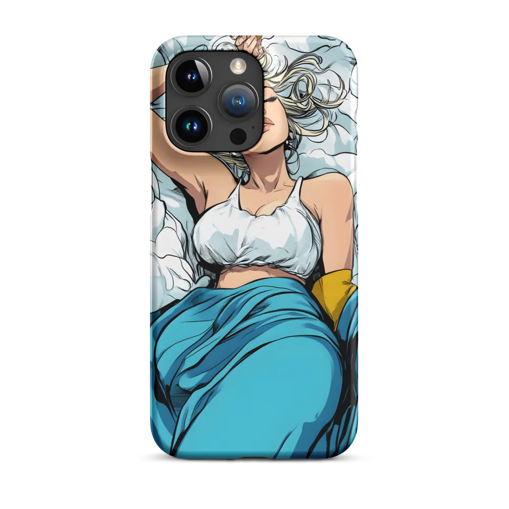 Serene Woman in Bed | Phone Case