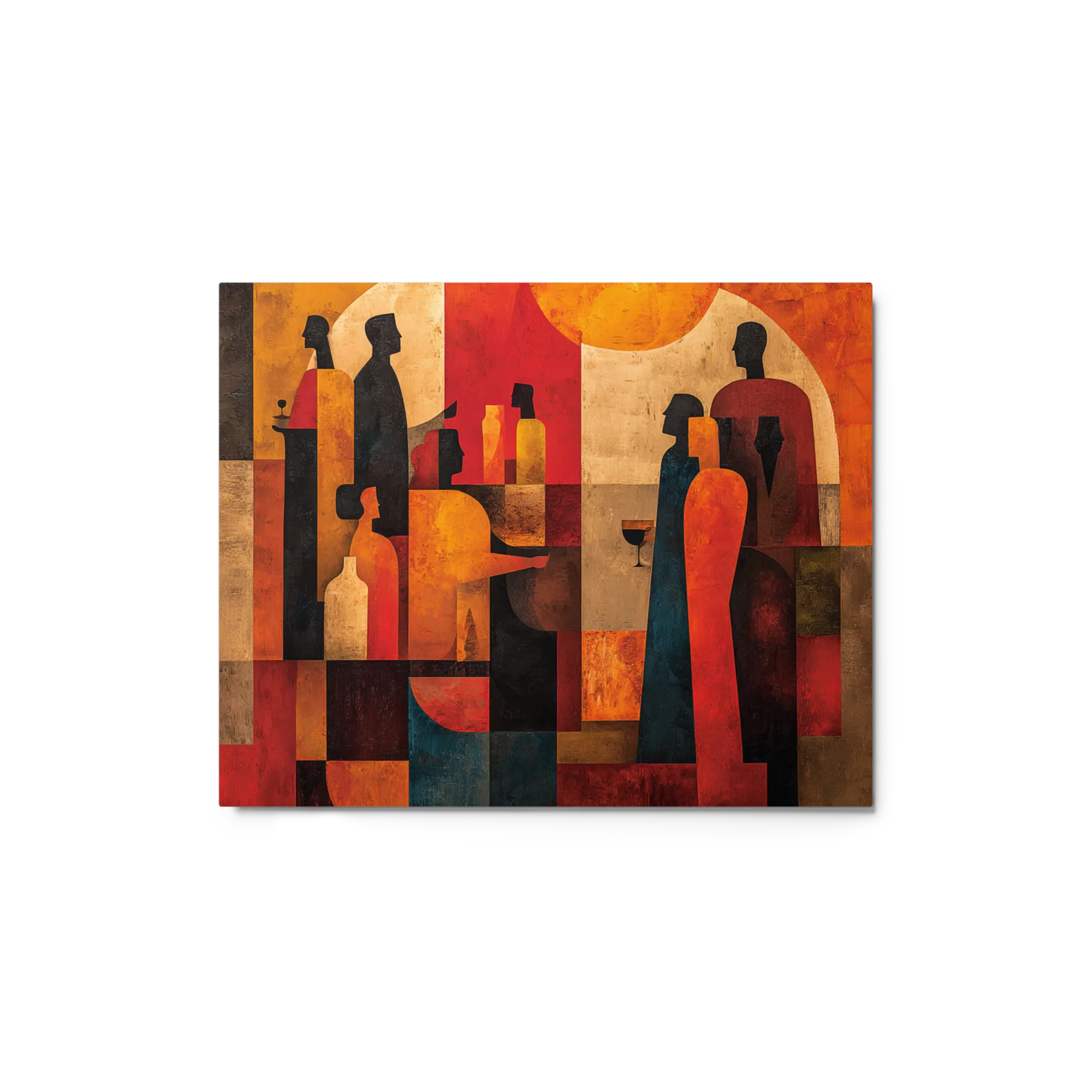 Cubist Gathering | Art Print