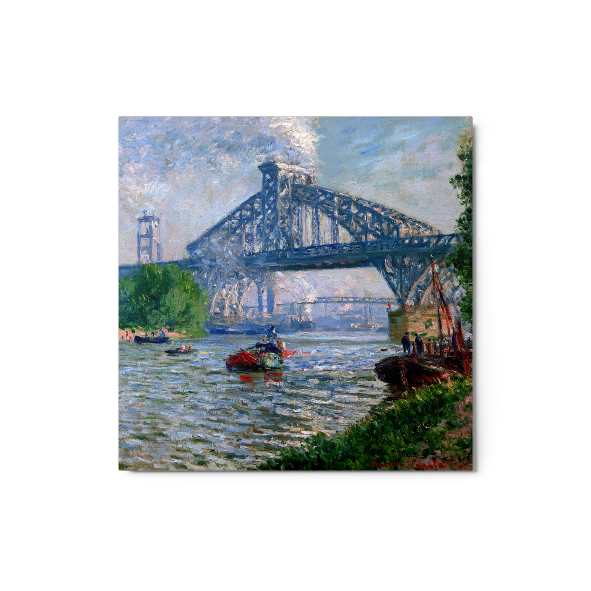 Iron Bridge on the River