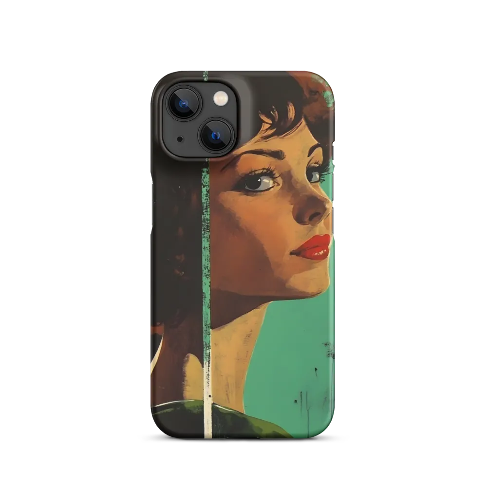 Gazing Woman's Profile | Phone Case