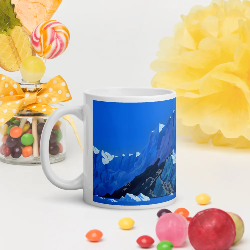 Blue Glacier 
 Mug with Red inside | 15 oz