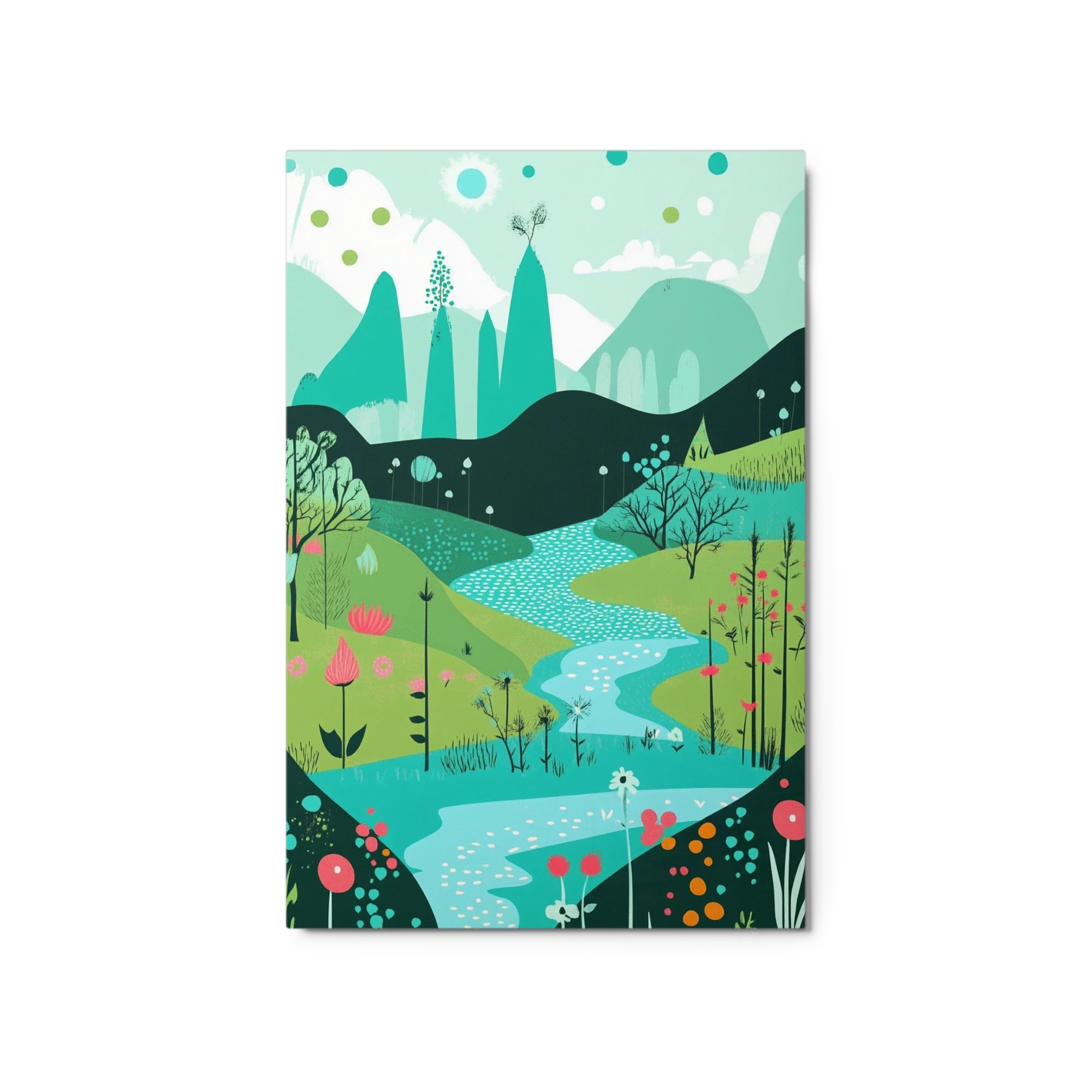 Colorful Landscape Illustration